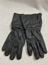 Black Leather Costume Medieval Renaissance Gloves Gauntlets Sz M for sale  Shipping to South Africa
