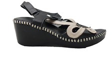 Sandálias de couro Spring Step Amuna salto cunha tamanho EUA 8 M EU 38, usado comprar usado  Enviando para Brazil