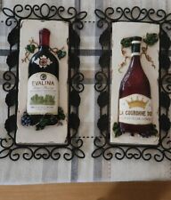 Wine bottle wall for sale  Leland