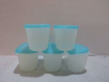 CONJUNTO DE 5 COMPANHEIROS DE FREEZER TUPPERWARE VINTAGE COM TAMPAS 1-1/4 XÍCARA #2087B comprar usado  Enviando para Brazil