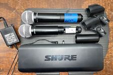 Sistema inalámbrico Shure BLX88 H9 DOS micrófonos Shure PG58 1 bueno 1 malo, usado segunda mano  Embacar hacia Mexico