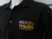 MidNite Vivarin Cafeína Alertness Aid Hombre Grande Promo Publicidad Camisa RaRe segunda mano  Embacar hacia Argentina