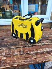 Trunki Yellow Bumble Bee Patton Print Kid’s Ride On Suitcase  for sale  Shipping to South Africa