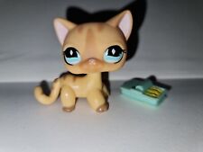Autentyczna figurka Littlest Pet Shop LPS #886 kremowa diamentowe oczy krótkowłosy kot na sprzedaż  PL