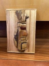 Intarsia wood golf for sale  Shipping to Ireland