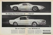 1965 Ford Mustang GT Ad GT40 Mark 1 Magazine Advertisement Mk I Shelby Cobra 65 comprar usado  Enviando para Brazil