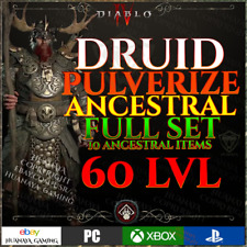 DIABLO 4 🐻 SPROSZKOWANY DRUID BEAR🐻 PEŁNY ZESTAW PRZODKÓW 🐻 DRABINA SEZONOWA 3 D4 na sprzedaż  PL