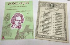 Beethoven song joy for sale  Englishtown