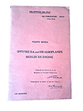 Pilot notes. spitfire for sale  CAMBRIDGE