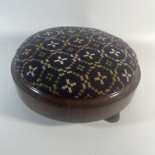 Vintage Small Round footstool Victorian style Foot Stool. for sale  Shipping to South Africa