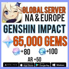 Genshin Impact 💎65.000 Primogems Global EU And NA Server AR+40 segunda mano  Embacar hacia Argentina