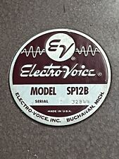 Electro voice sp12b for sale  Orange
