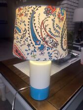 Designer lamps teal for sale  Norwich
