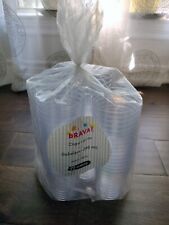 Usado, Copos de plástico descartáveis (10 oz, transparente) da Brava (65) comprar usado  Enviando para Brazil
