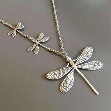 Usado, Berloque boêmio feminino vintage prata libélula pingente colar joia presente novo comprar usado  Enviando para Brazil