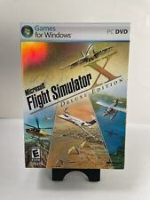 Microsoft Flight Simulator X Deluxe Edition PC DVD Windows Completo Testado na Caixa comprar usado  Enviando para Brazil