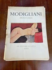 Modigliani peintures editions d'occasion  Expédié en Belgium