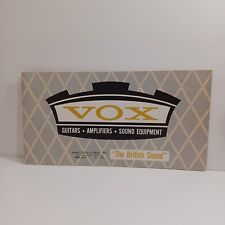 Guitarra VOX 1964, amplificadores, equipo de sonido folleto desplegable auténtico de colección. A+ segunda mano  Embacar hacia Argentina