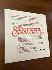 Carlos Santana 30º Aniversário Edição Expandida CD Sampler Faixa Inédita comprar usado  Enviando para Brazil