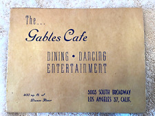 Fotografía de recuerdo de la Segunda Guerra Mundial - Sailor at The GABLES CAFE Los Ángeles 1945 segunda mano  Embacar hacia Argentina