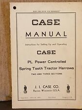 Case instruction manual for sale  Centerton