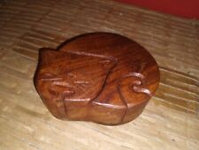 Wooden carved cat for sale  PONTYPRIDD