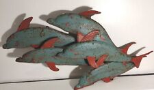 wall art metal swimming fish for sale  Burton