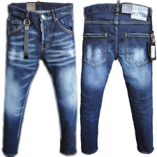 Cardigã Hot Men's simples pequeno reto jeans elástico slim fit denim botão qsd comprar usado  Enviando para Brazil