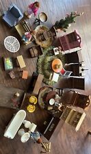 Juegos de muebles de madera en miniatura para casa de muñecas, usado segunda mano  Embacar hacia Argentina
