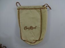 Used, Crown Royal Bourbon Mash Limited Edition Blenders Mash Bag Tan / Cream & Brown for sale  Shipping to Canada