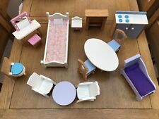 Used, 1:6 Scale Barbie Sized Dolls Wooden MDF Furniture Bundle 14 Items. No Doll. for sale  Shipping to South Africa