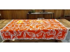 Tablecloth orange hand for sale  Langhorne