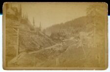 Usado, Fotografía del gabinete ciudad en la montaña de Colorado W.H. Jackson #10 Rojo segunda mano  Embacar hacia Spain
