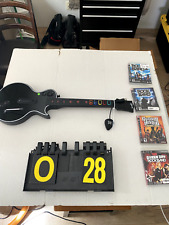 Usado, Guitarra sem fio PS3 PS4 Guitar Hero Gibson Les Paul com alça dongle e jogos comprar usado  Enviando para Brazil