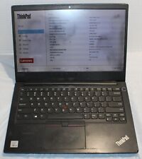 14 "Lenovo ThinkPad E14 Laptop i5-10210u @ 1.60GHz 8GB Ram No HDD AS IS #MP125, used for sale  Shipping to South Africa