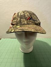 OC Mossy Oak Bush Camo American Flag Mesh Hunting Trucker Cap Cemex Embroidered, used for sale  Shipping to South Africa
