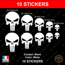 Stickers punisher blanc d'occasion  Nantes-