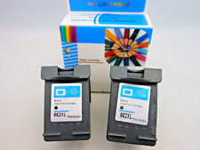 Cartucho de jato de tinta preto HP662XL para HP Deskjet 4666 4645 3565 3545 3515 2646 2PK, usado comprar usado  Enviando para Brazil