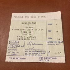 Match ticket sunderland for sale  THIRSK