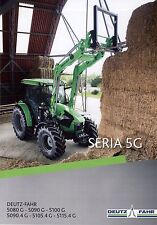 Deutz Fahr 5G Series 2015 catalogue brochure tracteur Traktor tractor na sprzedaż  PL