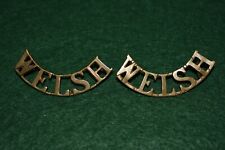 Welsh regiment shoulder for sale  CLEETHORPES