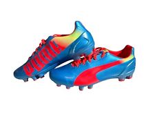 Puma Evospeed 3 US 11.5,  UK 10.5 Soccer Cleats, FOOTBALL worn once, Blue Orange for sale  Shipping to South Africa