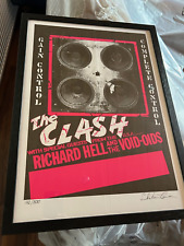 clash poster for sale  Shipping to Ireland