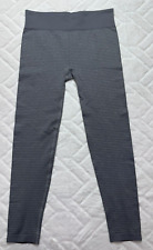 Leggings sin costuras ATLETA para mujer (L) gris plateado brillante a rayas brillantes segunda mano  Embacar hacia Argentina