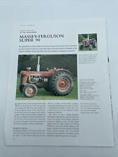 Usado, Massey-Ferguson Super 90 1962 tractor de colección enmarcable artículo fotos especificaciones exhibición segunda mano  Embacar hacia Argentina