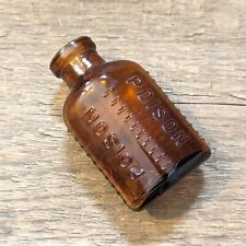 Garrafa venenosa âmbar antiga de 2,5 pol. ácido arsênico Libby medicina precoce arsênico comprar usado  Enviando para Brazil