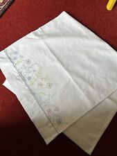 Vintage embroidered bolster for sale  ABERDEEN