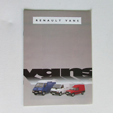 Renault vans brochure for sale  LONDON