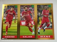 Salah Mane Firmino Liverpool FC złota naklejka Panini FIFA 365 2020, używany na sprzedaż  PL