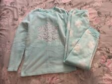 Fleece snowflake pyjamas for sale  BOURNEMOUTH